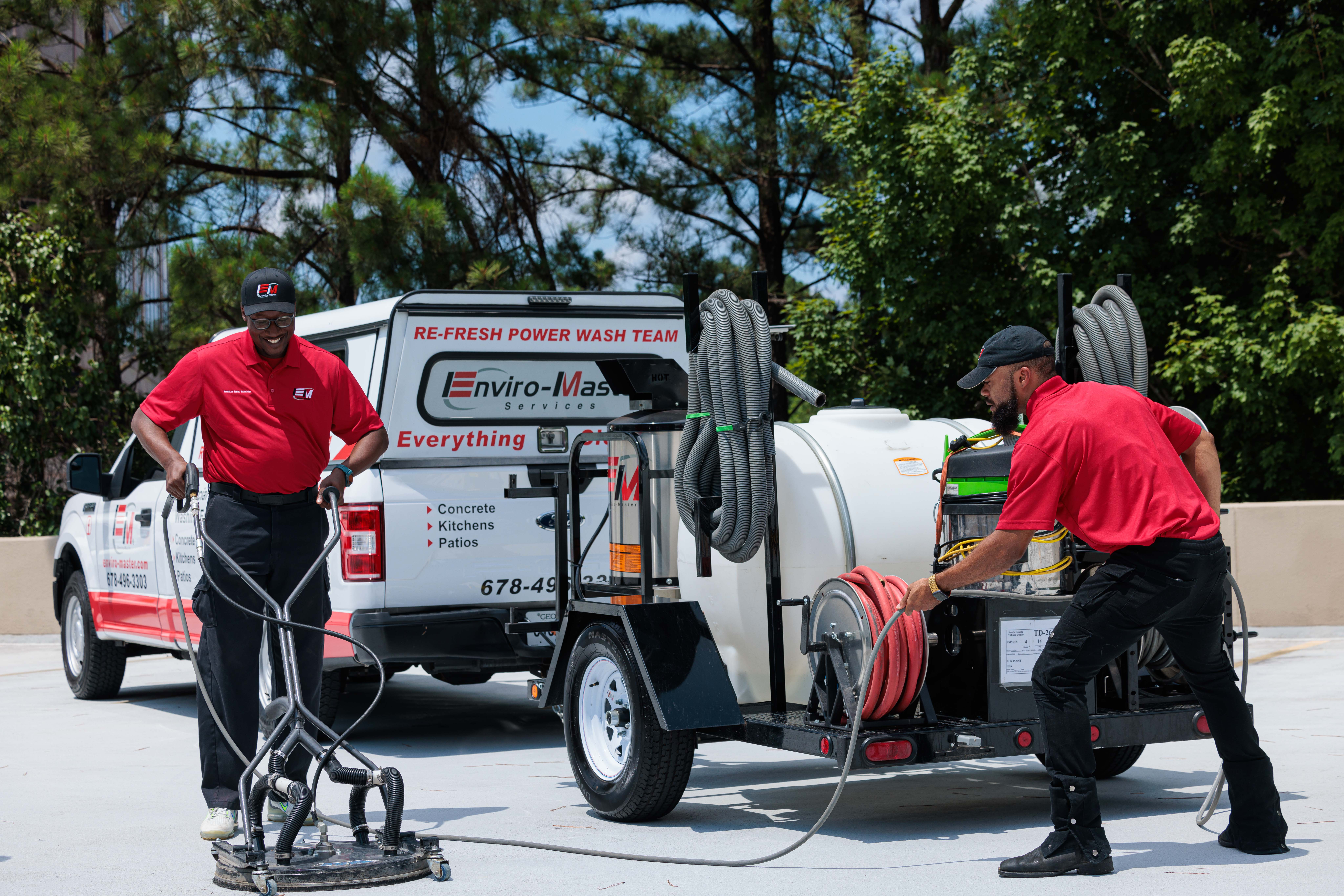 Enviro-Master service in action